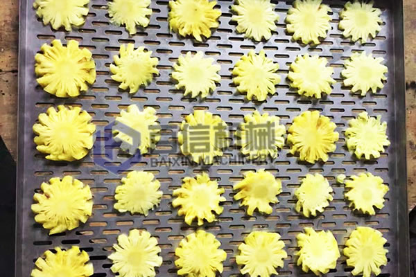 菠蘿烘干生產現場